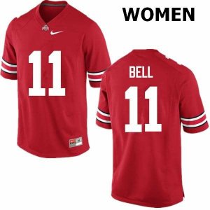 Women's Ohio State Buckeyes #11 Vonn Bell Red Nike NCAA College Football Jersey Super Deals SHS4144NC